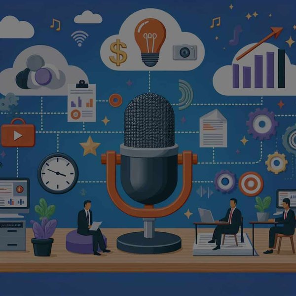 Quels sont les avantages de l'utilisation de podcasts dans le marketing B2B pour les consultants en gestion d'entreprise ?