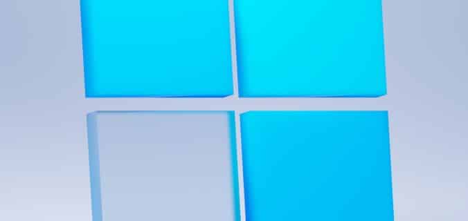 a white and blue square object on a white background